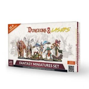 Dungeons and Lasers: Fantasy Miniatures Set